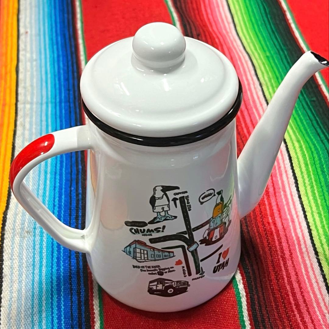 CHUMS Enamel kettle チャムス ケトル　ホーロー
