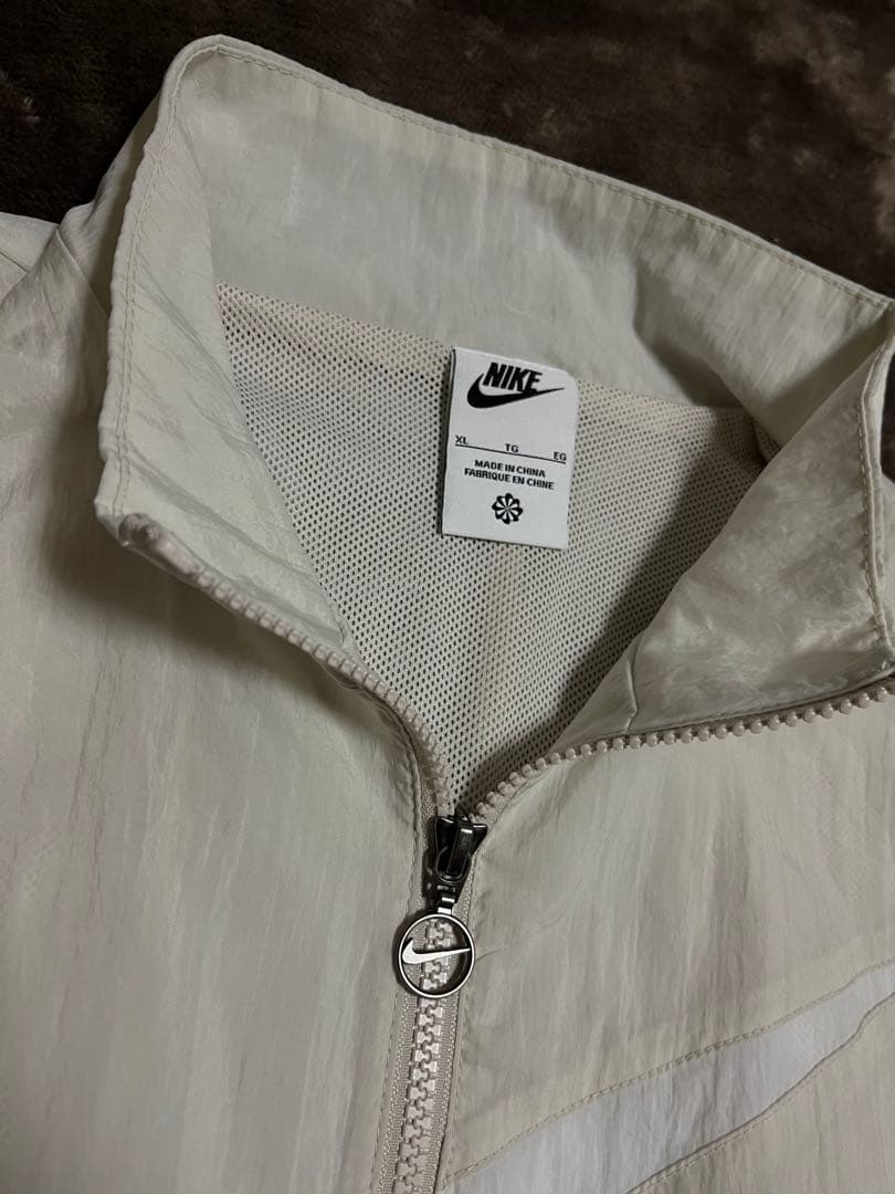 【美品✨】Nike ナイキ ホワイト ウィンドブレーカー XL