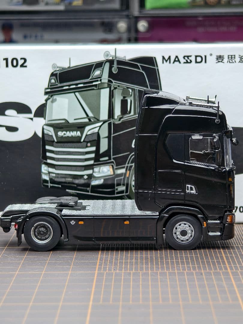 1/64 MASDI スカニア 770S トラクターヘッド ブラック