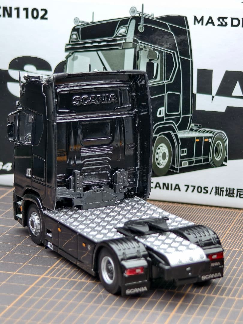 1/64 MASDI スカニア 770S トラクターヘッド ブラック