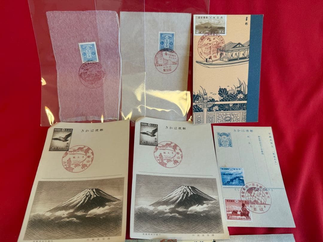 絵葉書 ★☆ハガキ 記念印 エンタイヤ 戦前 明治天皇 古い葉書 まとめて