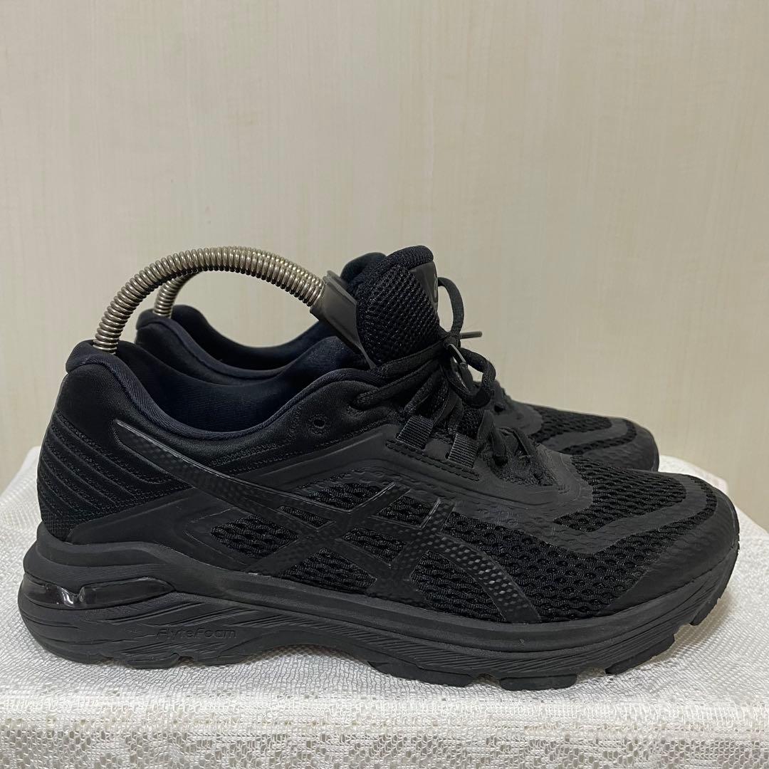 asics GT2000 TJG977 メンズランニングシューズ 黒 26.5㎝