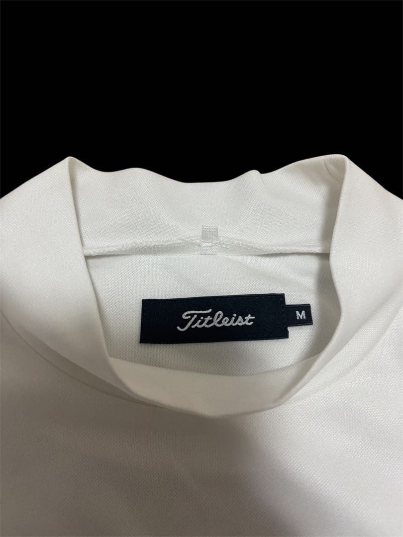 【試着程度未使用】 Titleist モックネック シャツ(ホワイト)M
