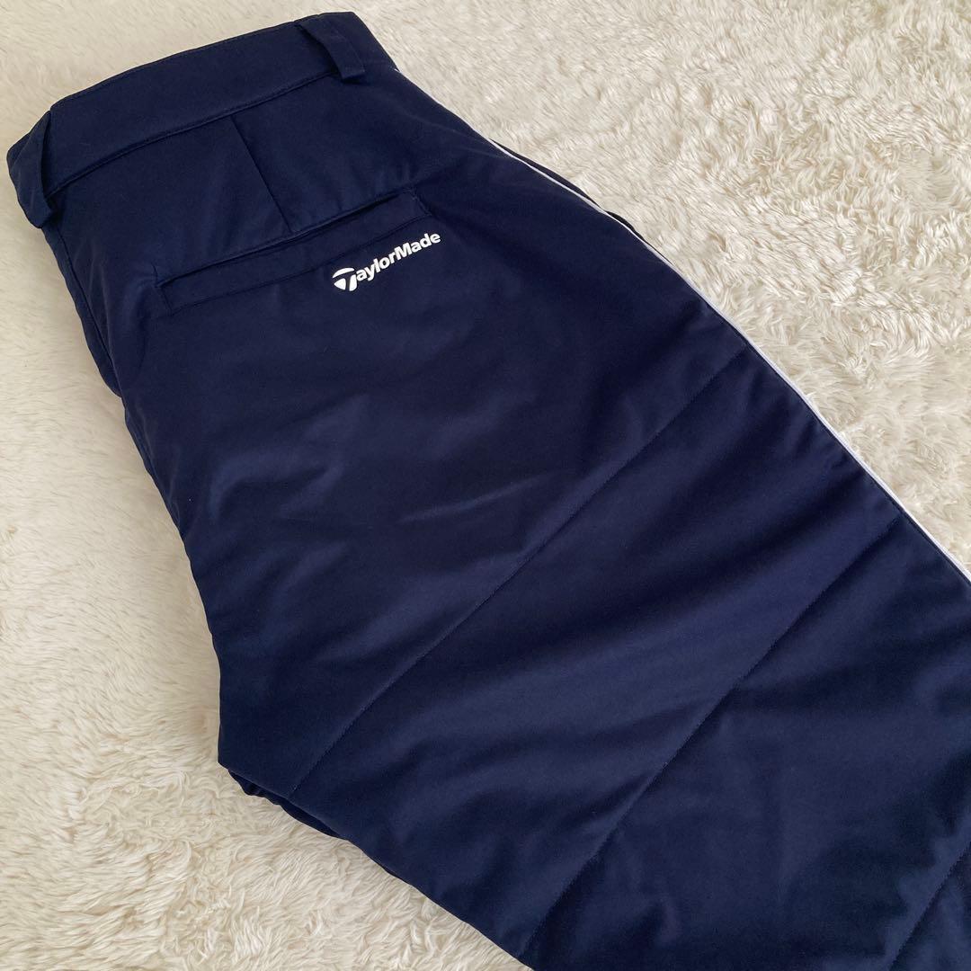 美品！TaylarMade テーラーメイド 中綿ロングパンツ　ネイビー　S