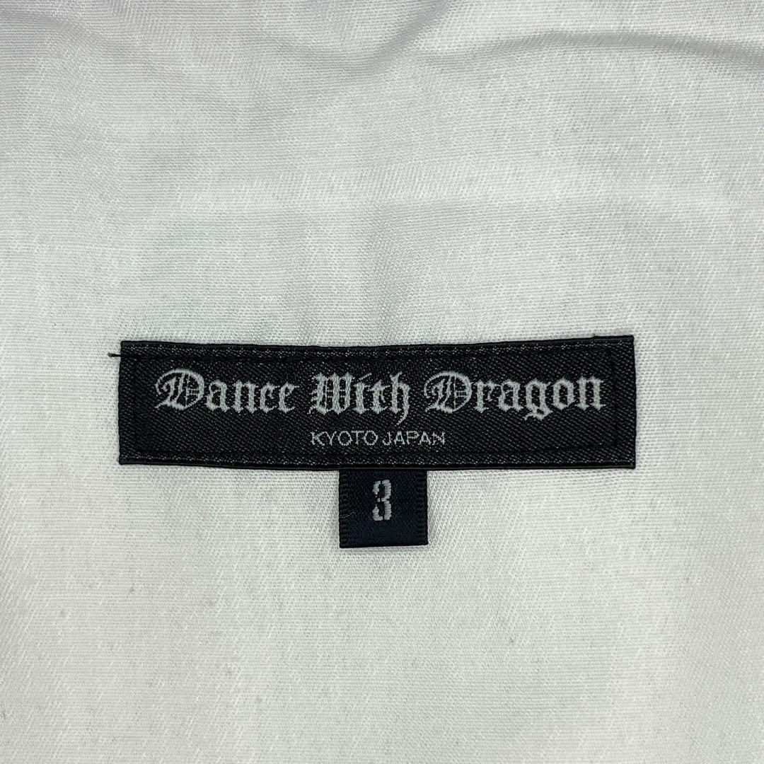DANCE WITH DRAGON ストレッチ パンツ ロゴ 星柄 総柄 L