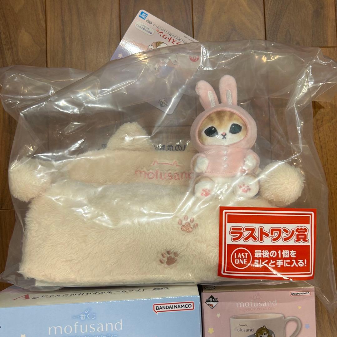 一番くじ モフサンド ラストワン テッシュケース A ライト C マグカップ
