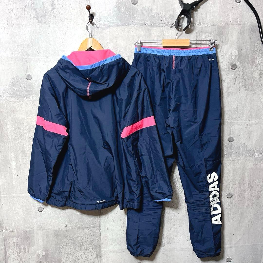 adidas ビッグサイズ ウインドブレーカーパンツセットアップ 上下セット