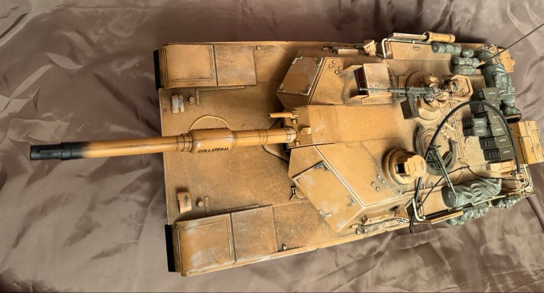 童友社 RC M1A2エイブラムス　戦車　1/16　イラク駐留米軍仕様　動作品