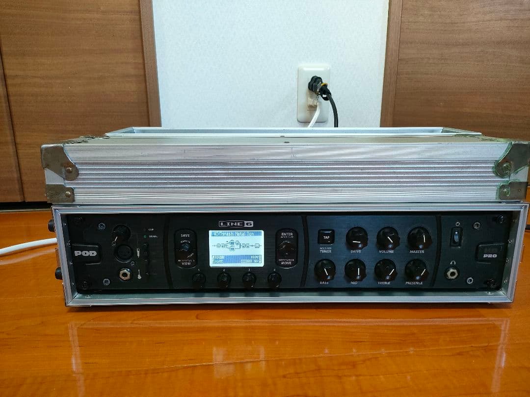 LINE6 POD HD Pro X ラックケース付き