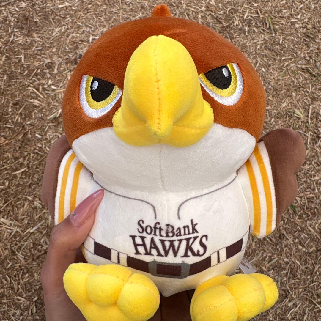 SoftBank Hawks ぬいぐるみ たか
