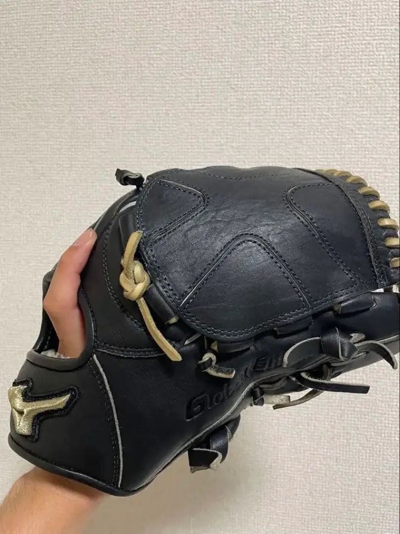 《刺繍ロゴ》mizuno グローバルエリート　 軟式•投手用　黒