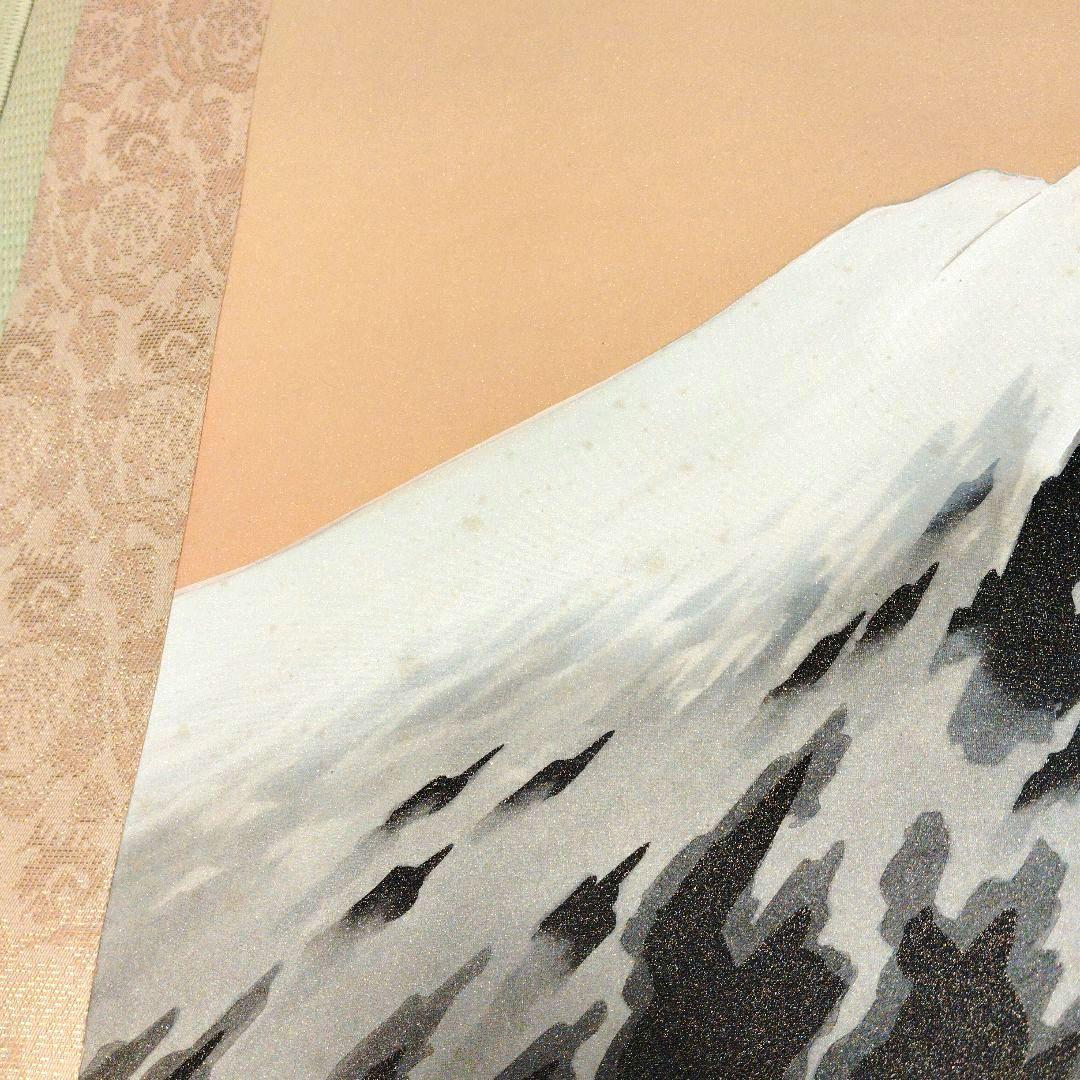 富士掛軸 富士山 小野萬翠 茶掛 インテリア 床の間