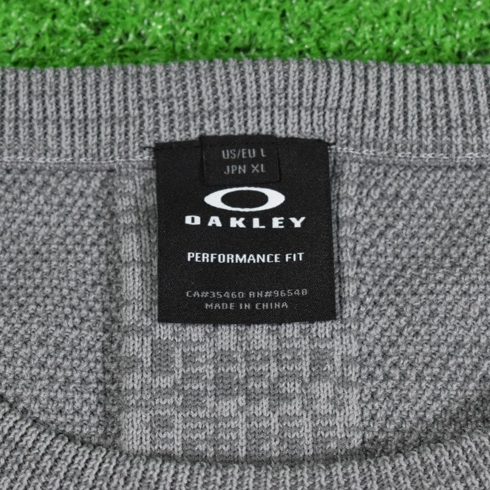 OAKLEY/オークリー ゴルフ クルーセーター【グレー/XL】美品！