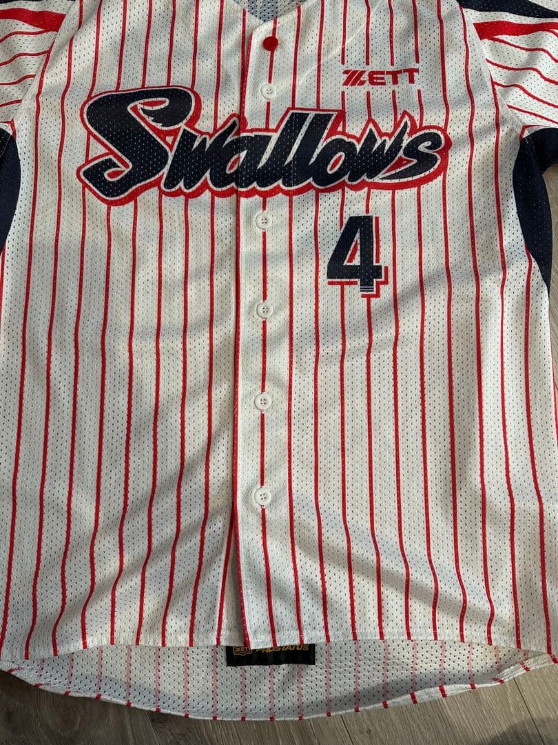 バレンティン　ユニホーム　サイン入り　つば九郎　ヤクルトスワローズ　川端慎吾