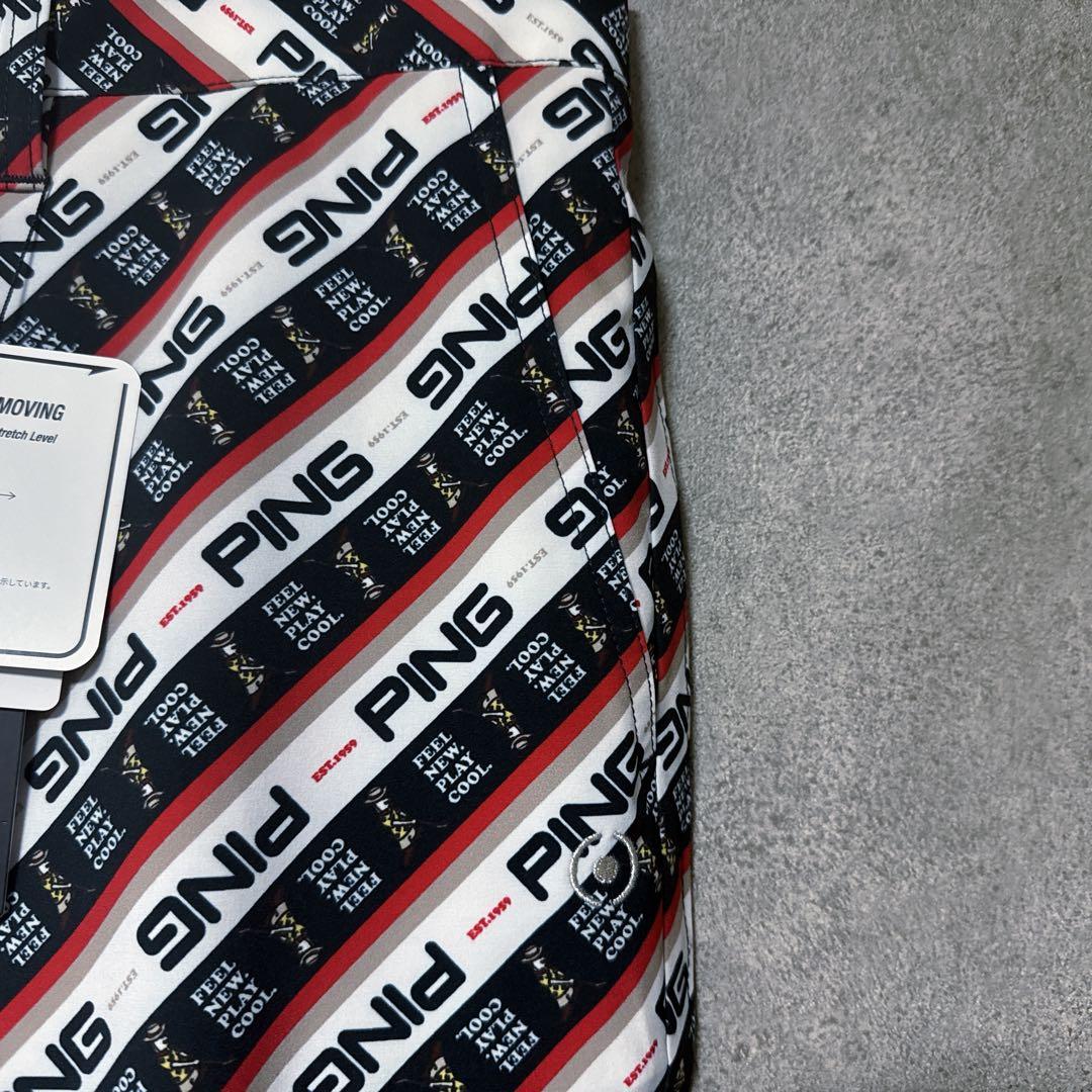 【新品】 PING ピン ハーフ パンツ ゴルフウェア メンズ タグ付き 総柄