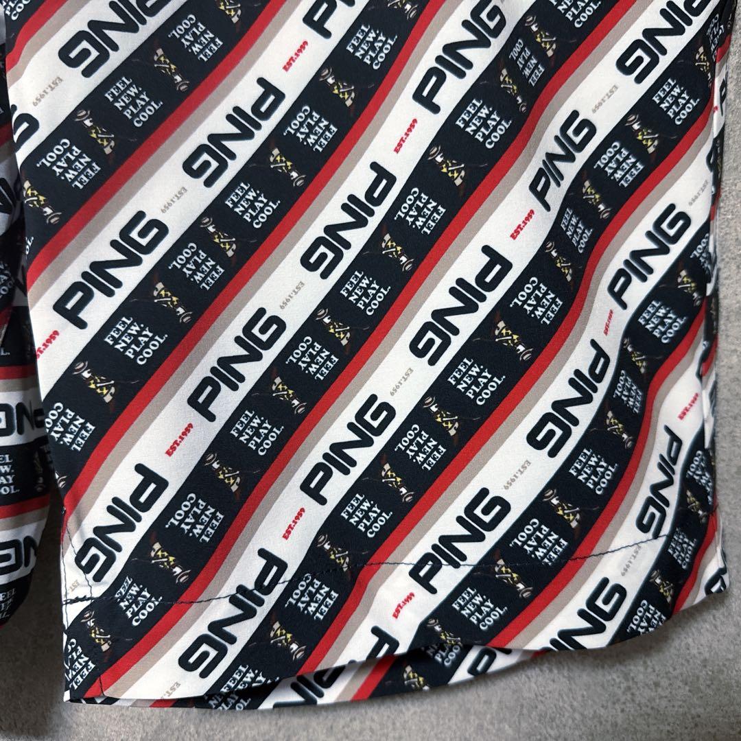 【新品】 PING ピン ハーフ パンツ ゴルフウェア メンズ タグ付き 総柄