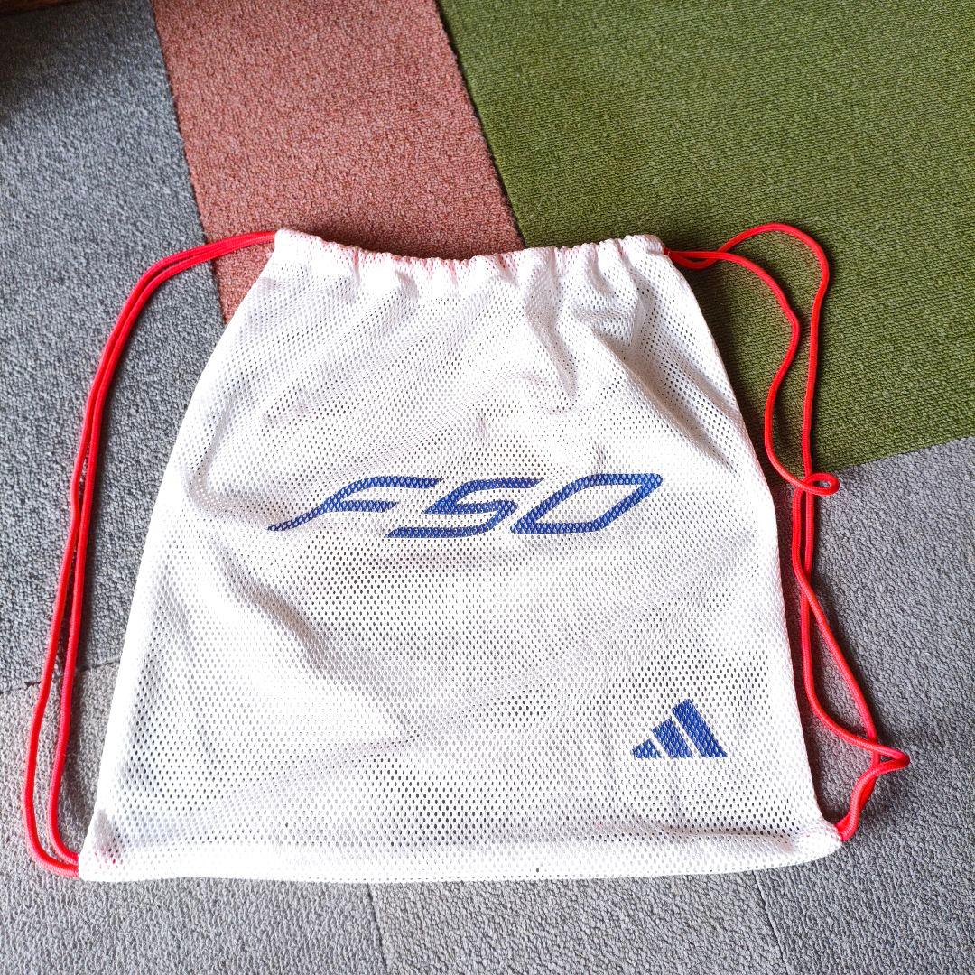 adidas F50 サッカーシューズ ホワイト/ブルー/オレンジ