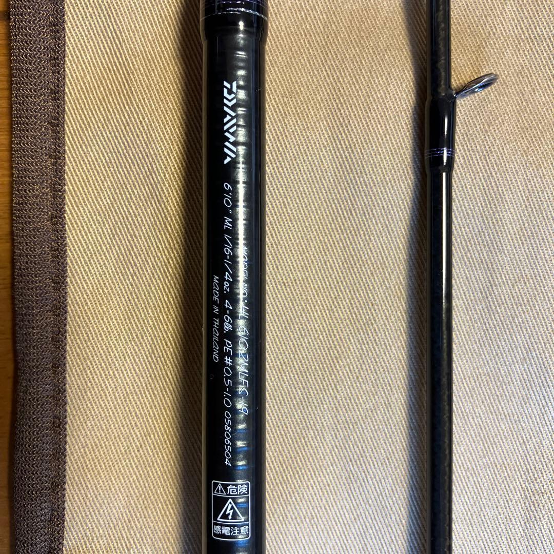 値下げ　美品　ダイワ　ハートランドZ 6102MLFS-19