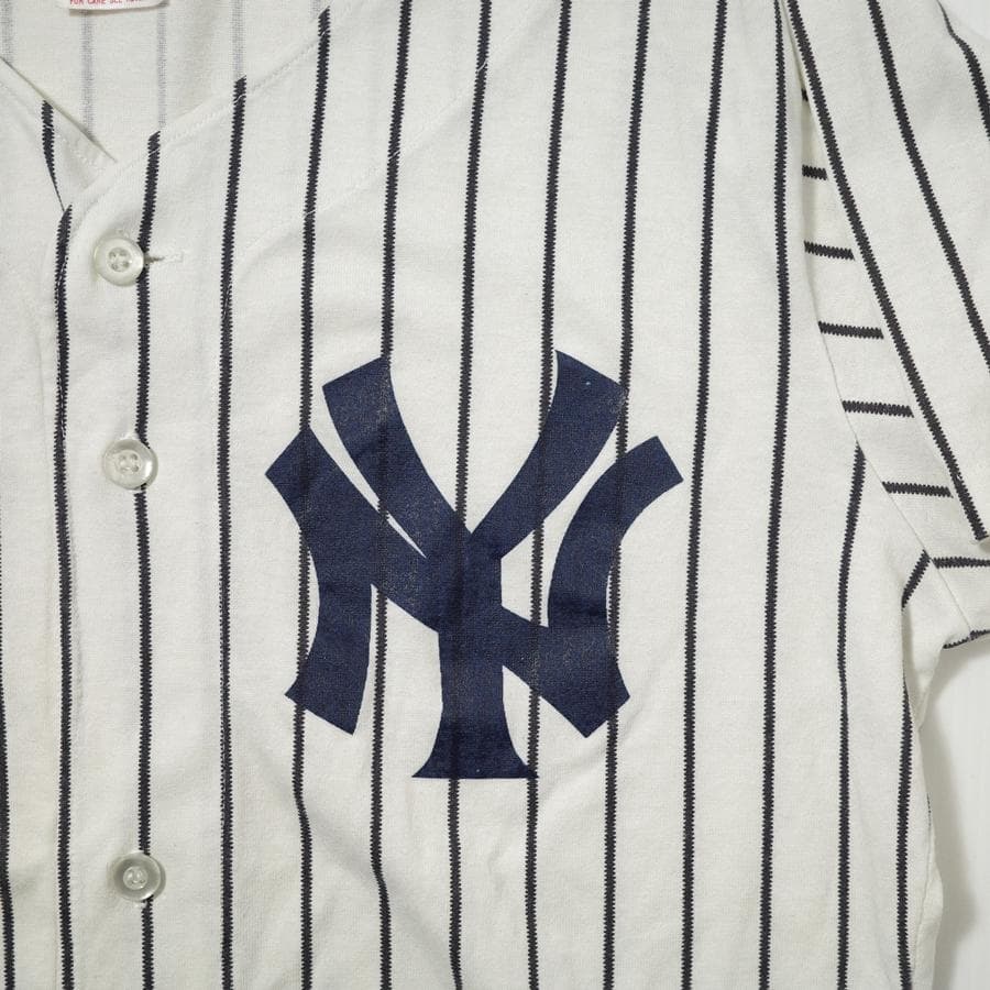 USA製 90s Rawlings NYヤンキース ベースボールシャツ M