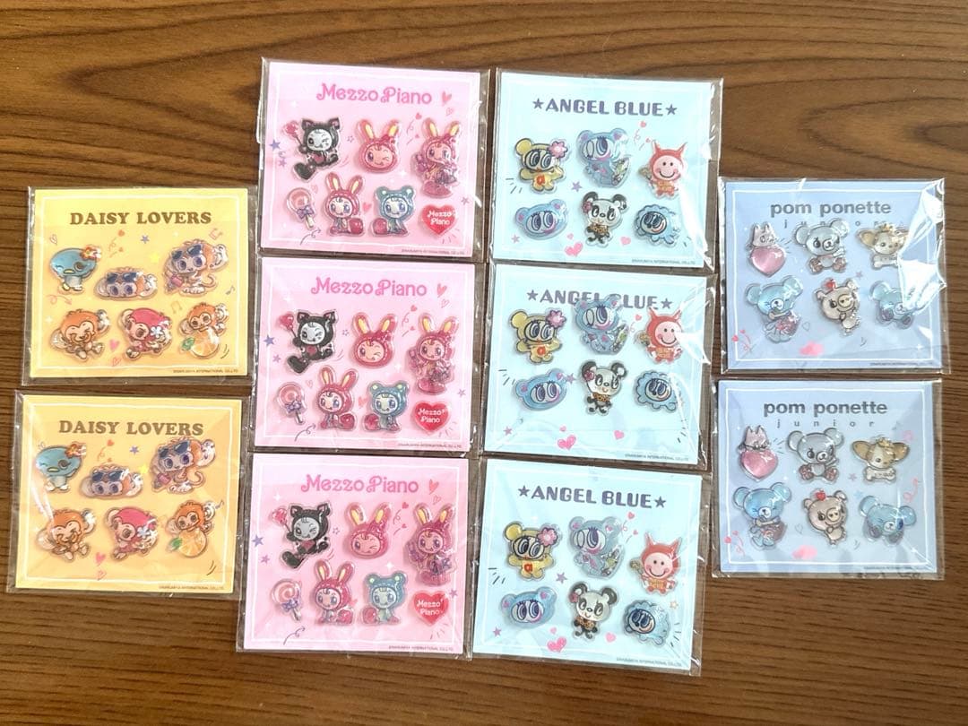 ナルミヤキャラクターズ　ぷっくりしーる　セブンイレブン 10枚セット