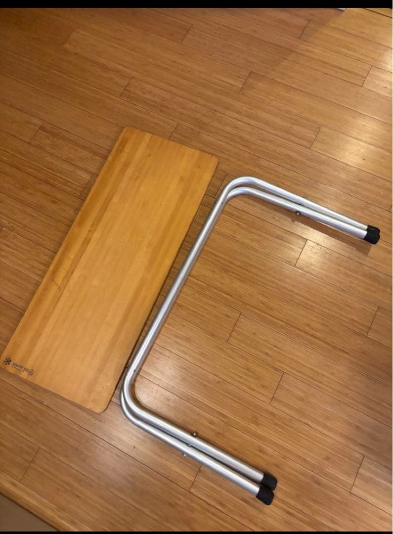 【希少・廃盤】スノーピーク フォールディングシェルフ竹 ショート LV-065T