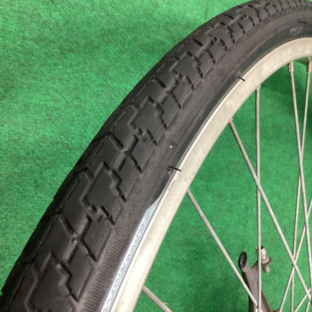 ステンレスリム　後輪 26x1-3/8 タイヤ付 内装3段 26インチ ローラー