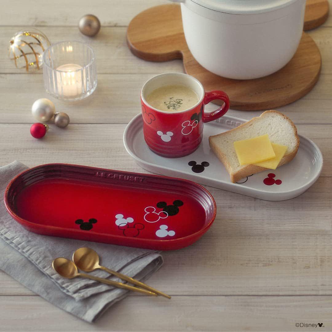 【新品未使用】Le Creuset ミッキーマウス オブロングプレート