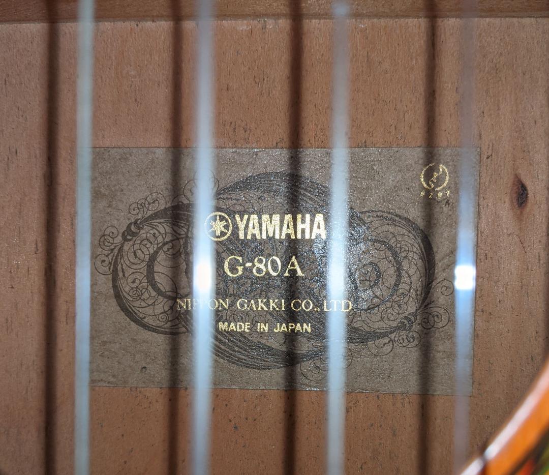 値下げ YAMAHA アコースティックギターG-80A