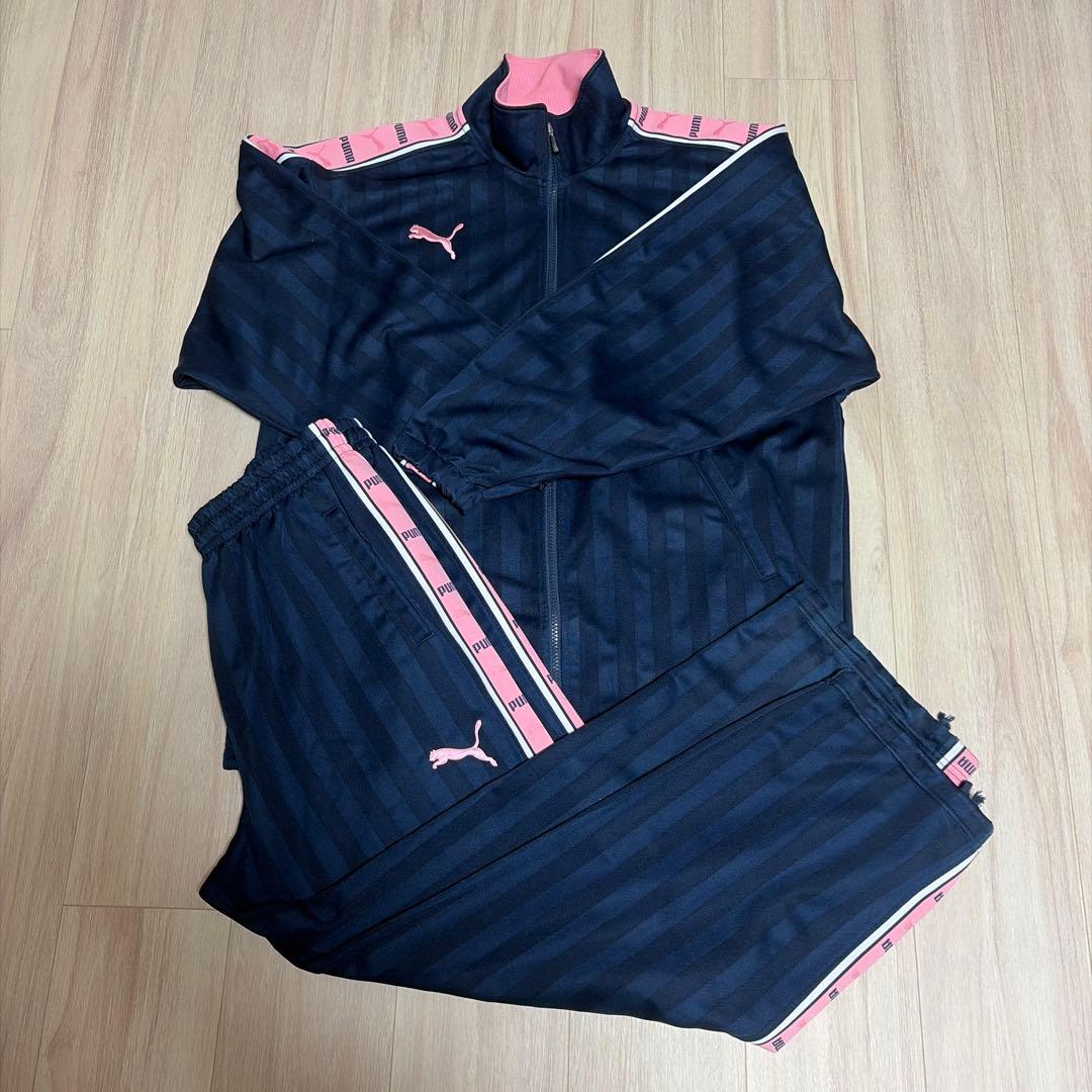 希少 PUMA プーマ ジャージ 上下セット 長袖 プージャ ビッグロゴ