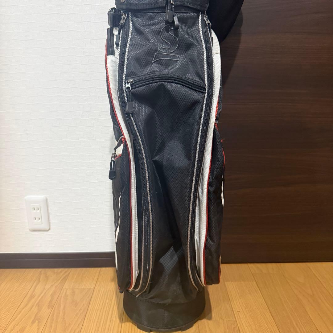 Srixon キャディバッグ ゴルフバッグ ブラック/ホワイト