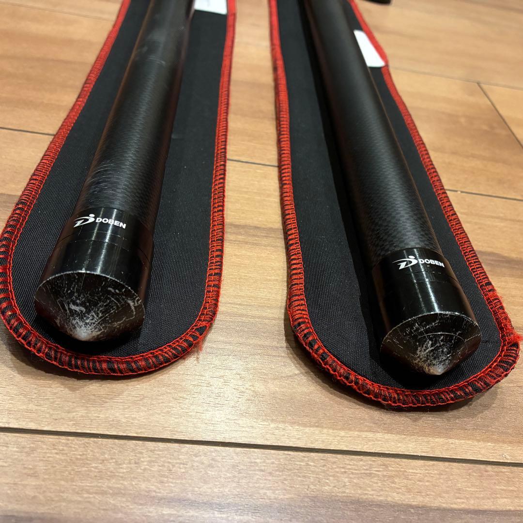 【中古品】2本セット　カーボンタープポール 2.1m　収納袋付き