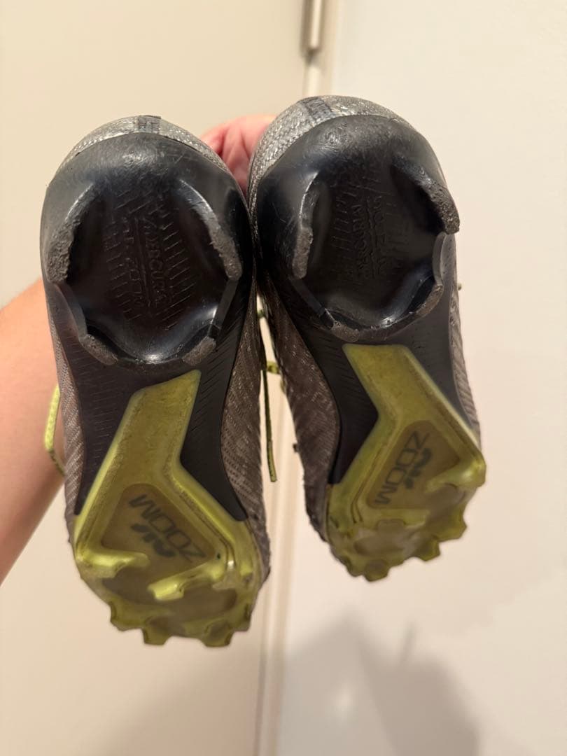 Nike Zoom サッカースパイク　グレー/イエロー　26.5cm