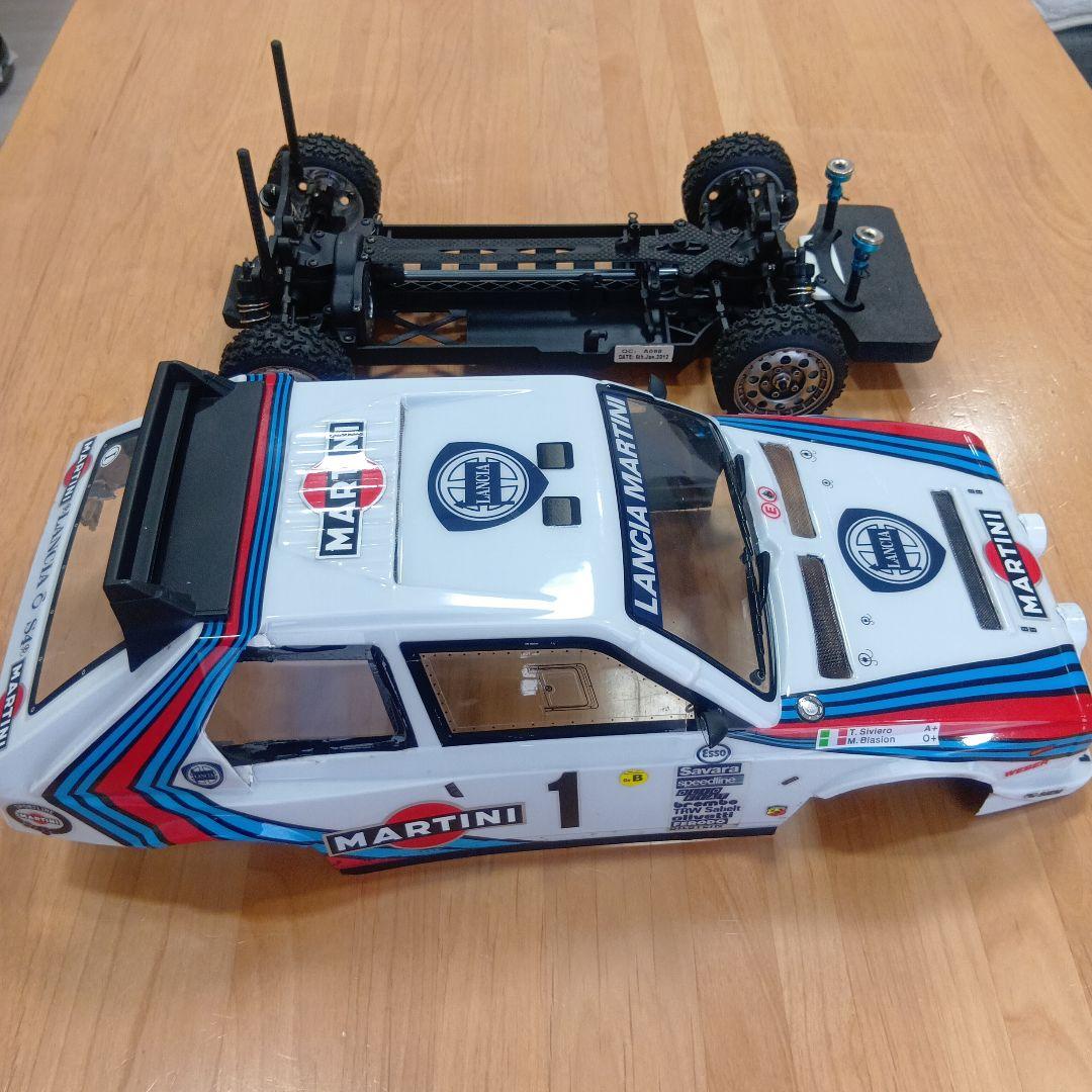 １／１０　ランチャデルタS4　ラジコンカーボディ（シャーシおまけ）