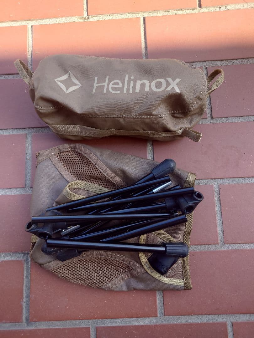 軽量コンパクト 【ソロ・バイク・キッズ】 ヘリノックスチェアワンミニ　コヨーテ