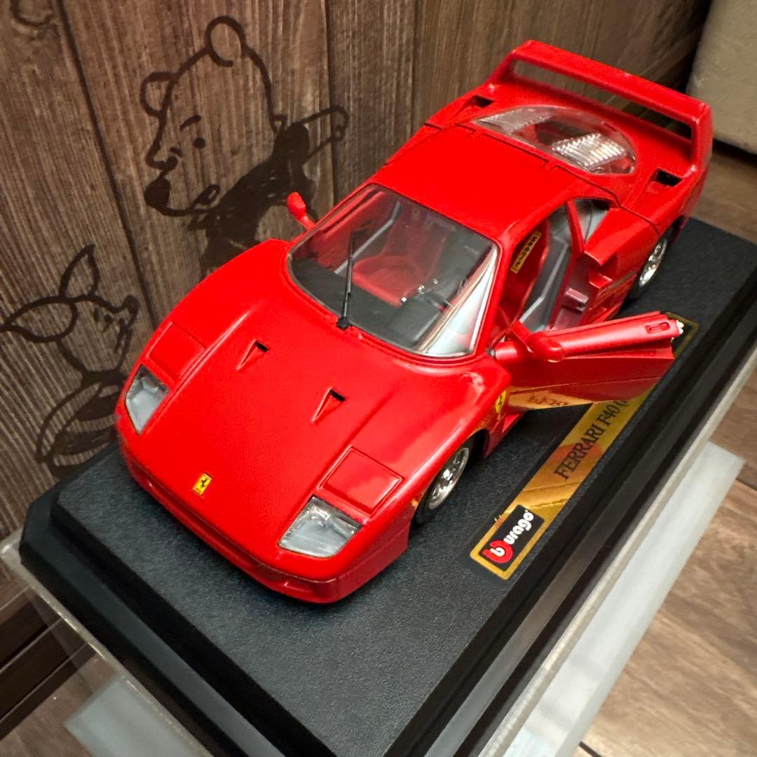 FERRARI F40(1987)フェラーリ　ミニカー ケース付☆美品☆貴重