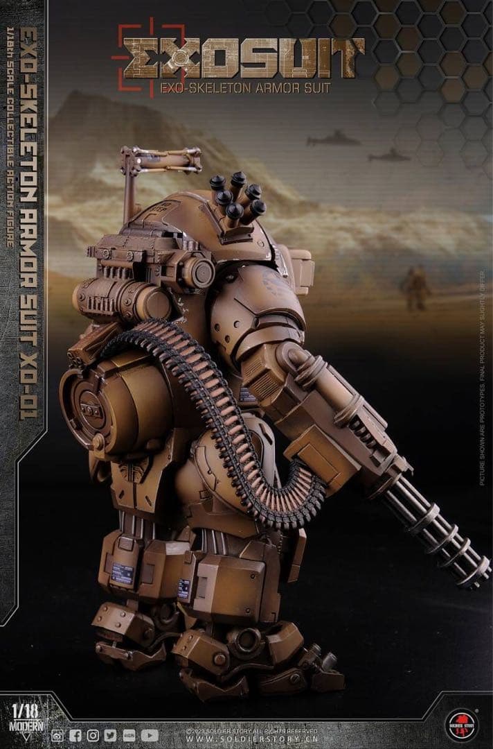 ミリタリー SoldierStory SSE001 1/18Armor Suit XO-01