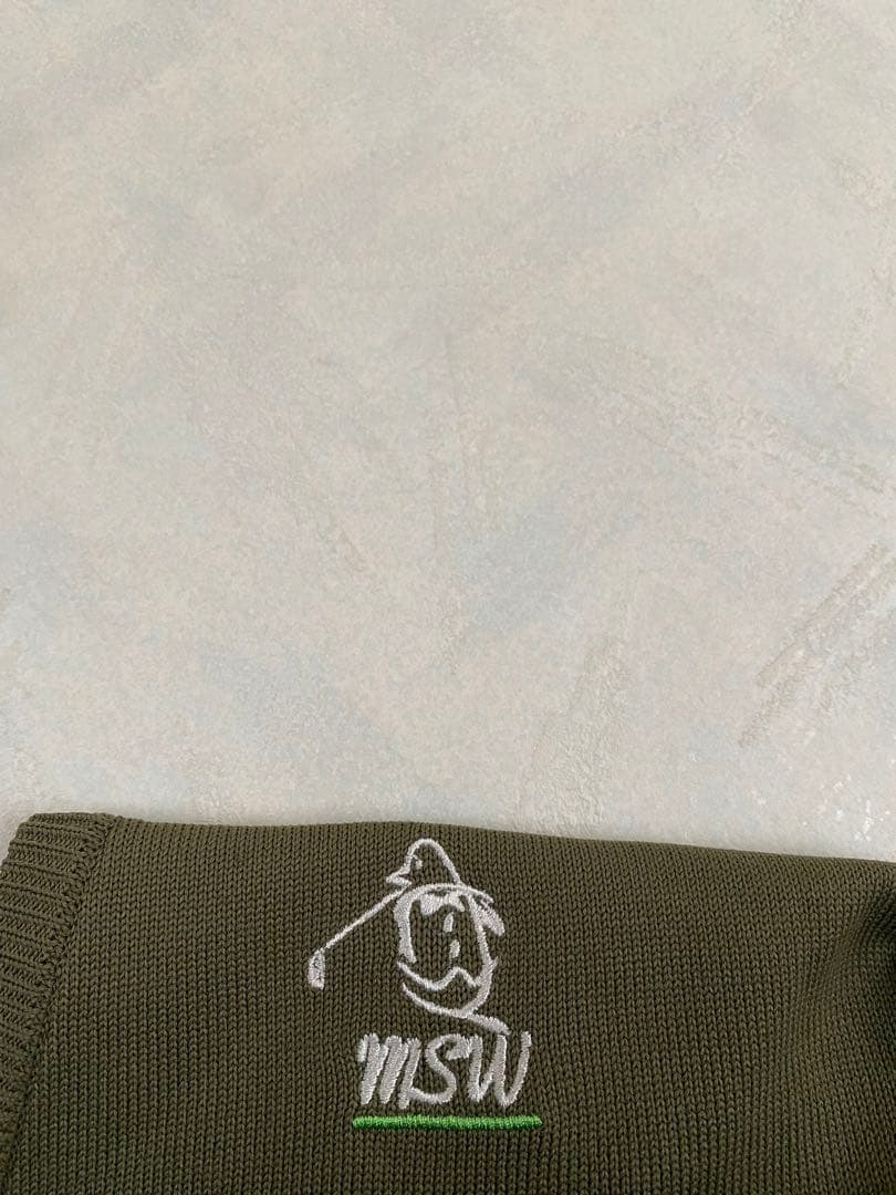 Munsingwear ニットベスト M ダブルジップ マンシングウェア ゴルフ