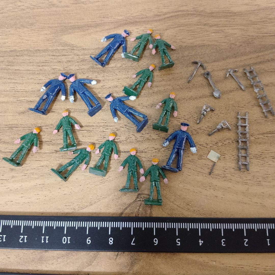ジャンク　鉄道模型部品　人形　小物　フィギュア　ビンテージ　レア　HO人形