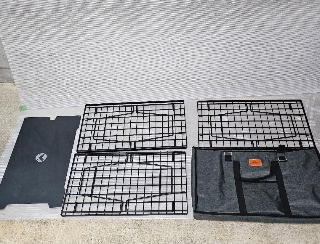 【美品】キャンピングムーン　フィールドラック３脚＋天板×２枚　ドベルグ