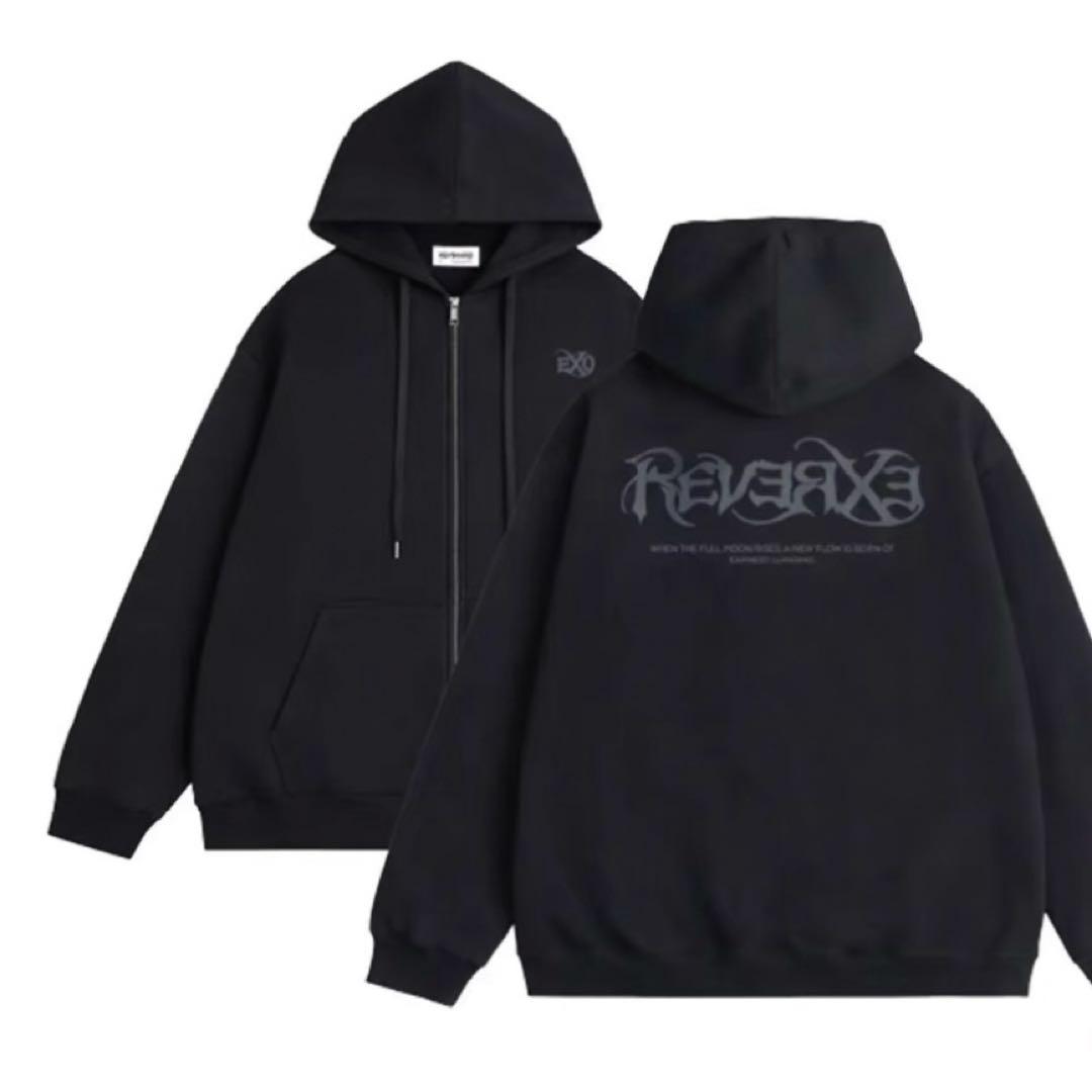 EXO REVERXE　中華 ポップアップ パーカー