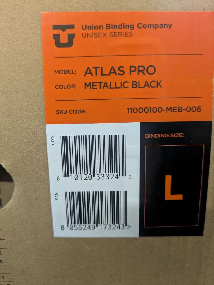 【未開封】UNION ATLASPRO 国内正規品 Lサイズ