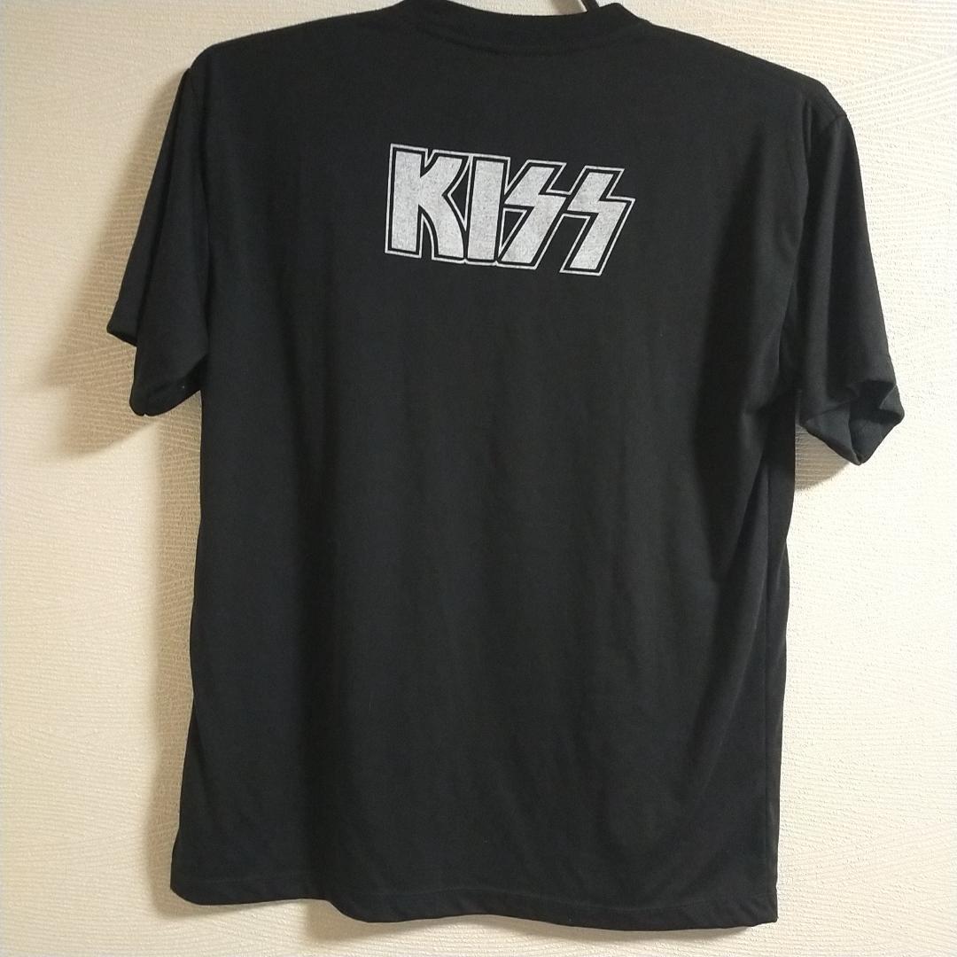 美品　KISS メンバー　Tシャツ　大き目プリント　黒　XL ハーリケン