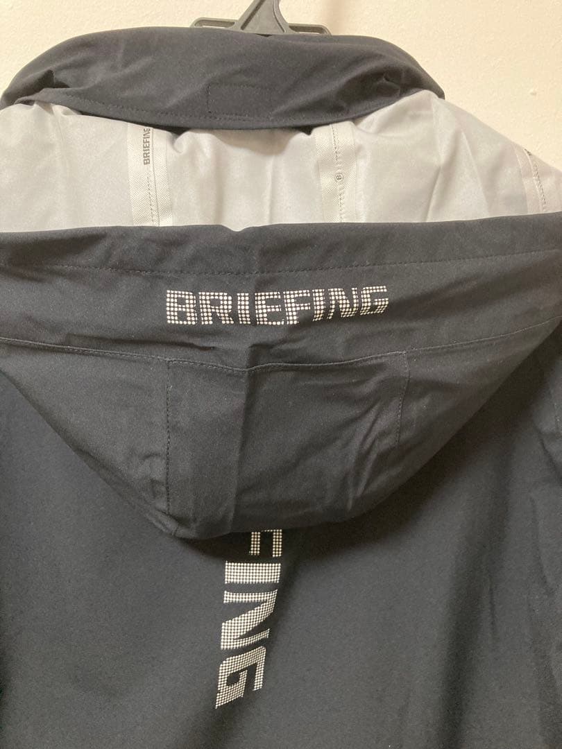 BRIEFING ウォータプルーフジャケット M ブラック！