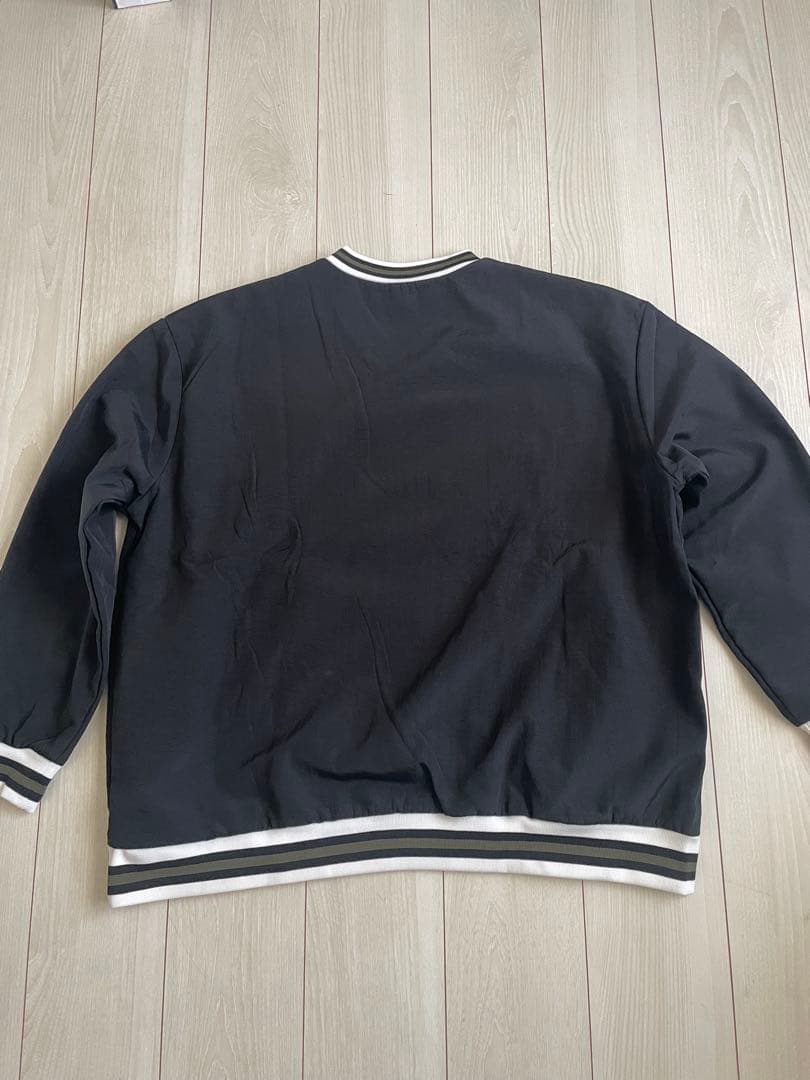 美品 ANTIQUA GOLF プルオーバー トップス ゴルフウェア 黒