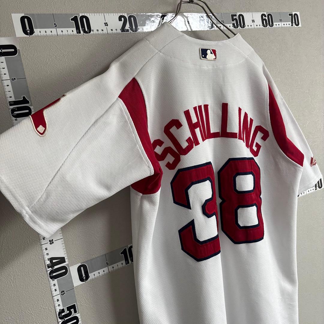 REDSOX レッドソックスマジェスティック SCHILLING38ユニフォーム