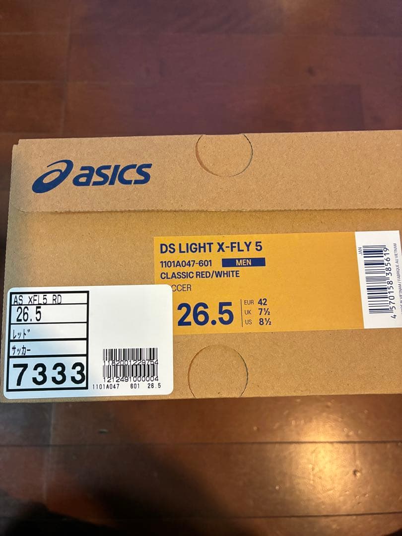 アシックス DSライト　Xフライ5 サッカーシューズ 26.5cm レッド