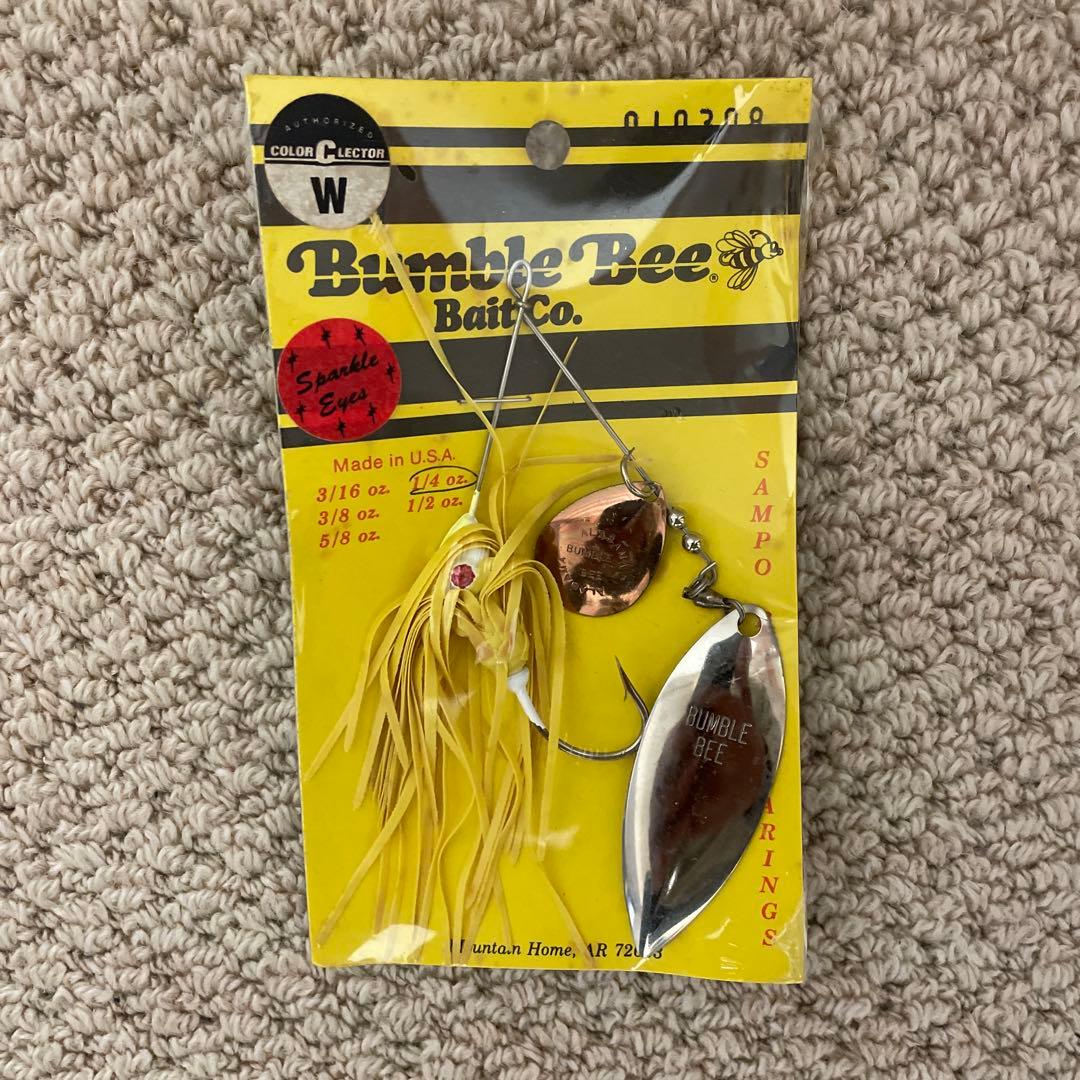 1980s 希少新品未使用Bumble Bee、supremeスピナーベイト