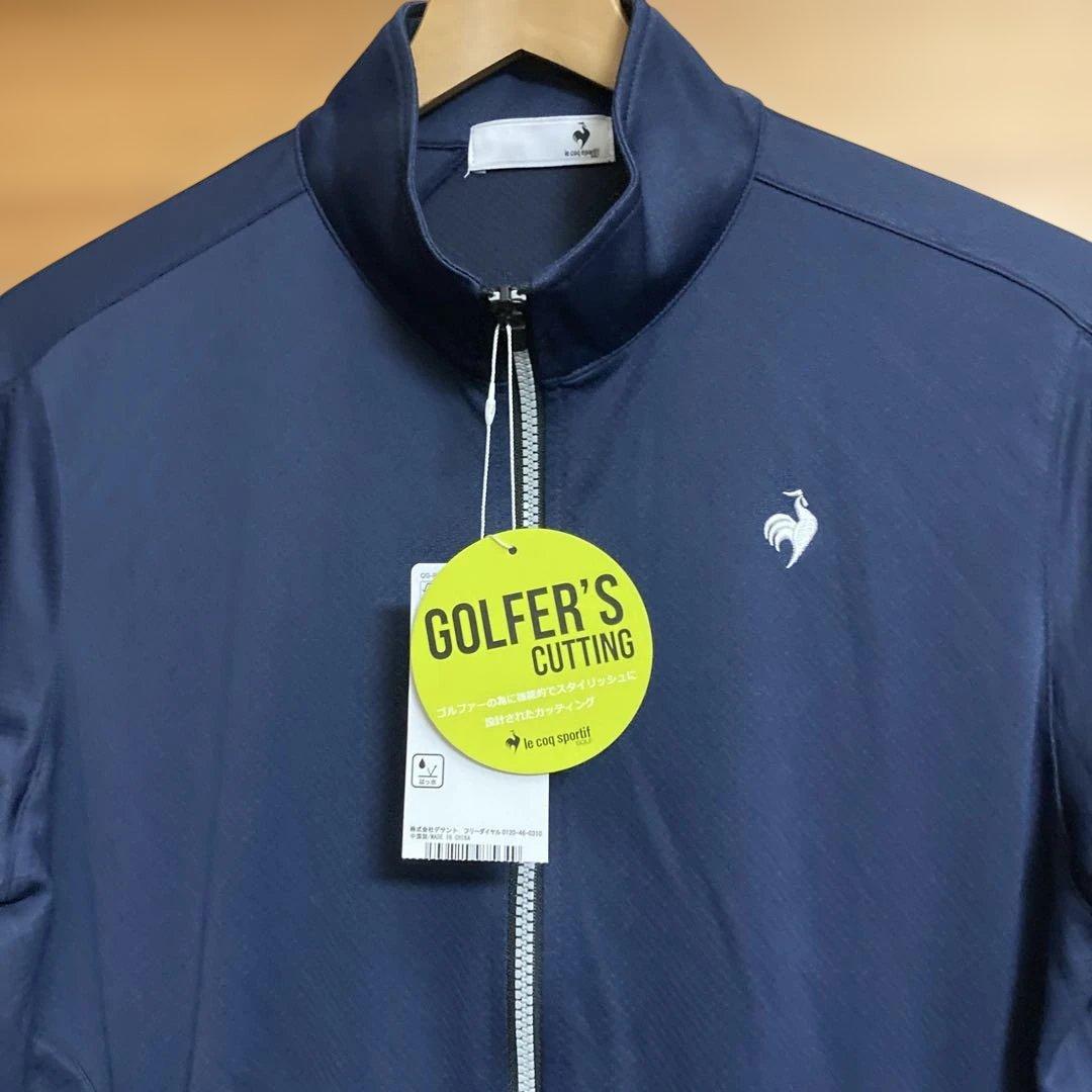 le coq sportif ゴルフ用ジャケット ネイビー