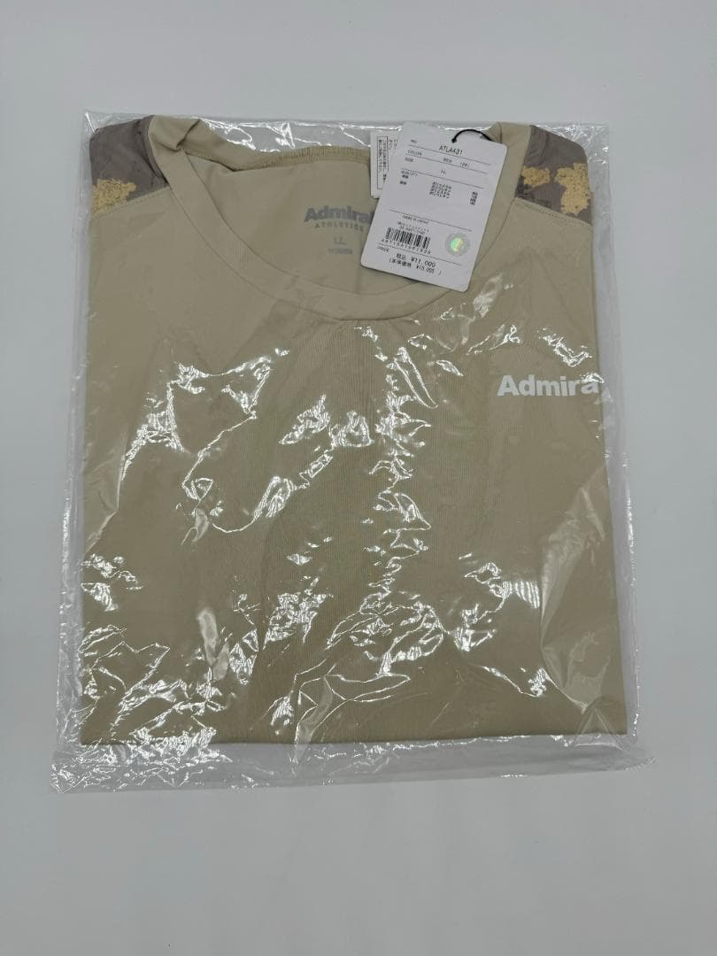 アドミラル バックスリット グラフィックTEE ベージュ(ATLA431)