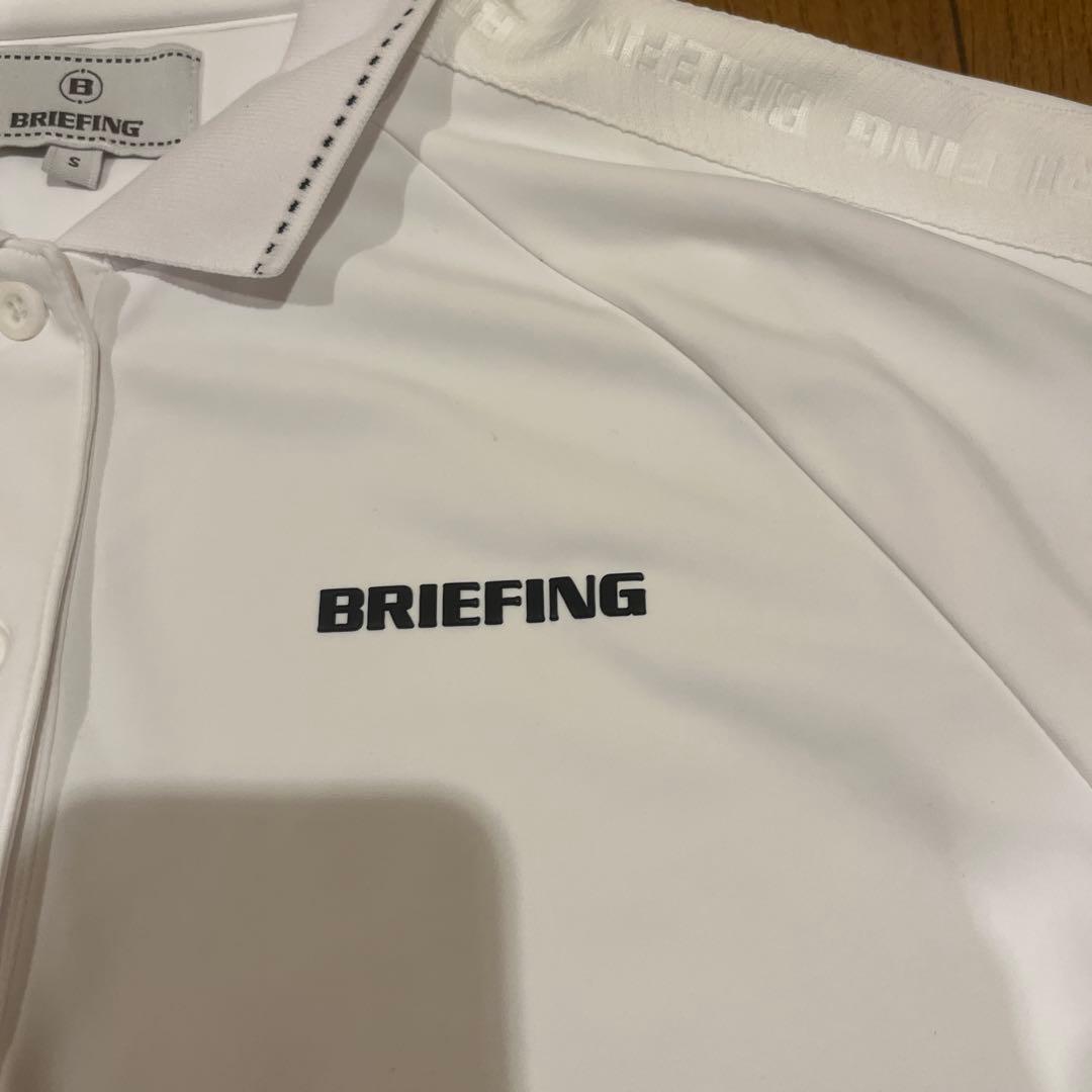 BRIEFING レディースポロシャツ S ホワイト